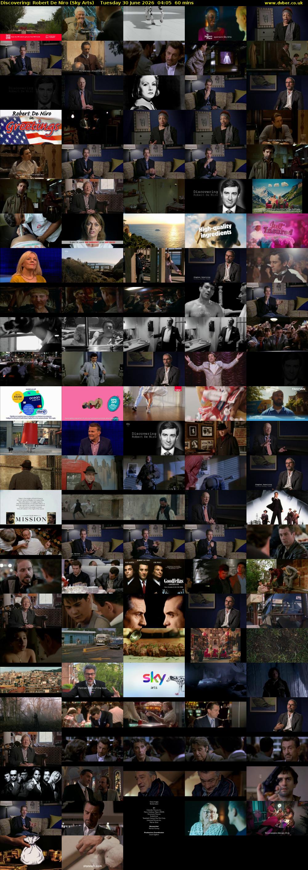 Discovering: Robert De Niro (Sky Arts) Tuesday 30 June 2026 04:05 - 05:05