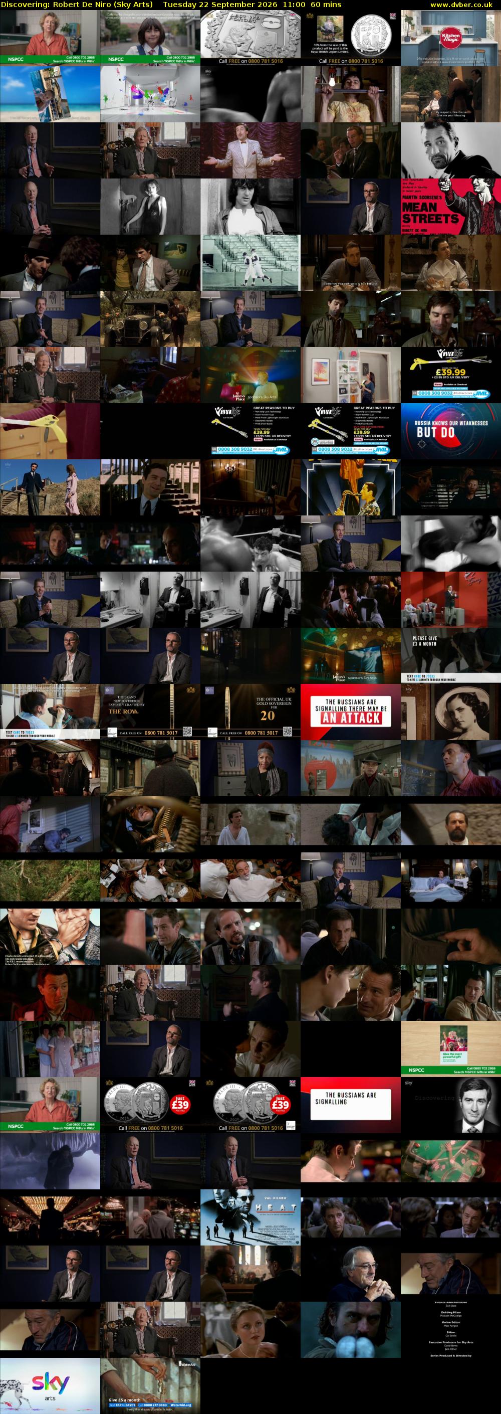 Discovering: Robert De Niro (Sky Arts) Tuesday 22 September 2026 11:00 - 12:00