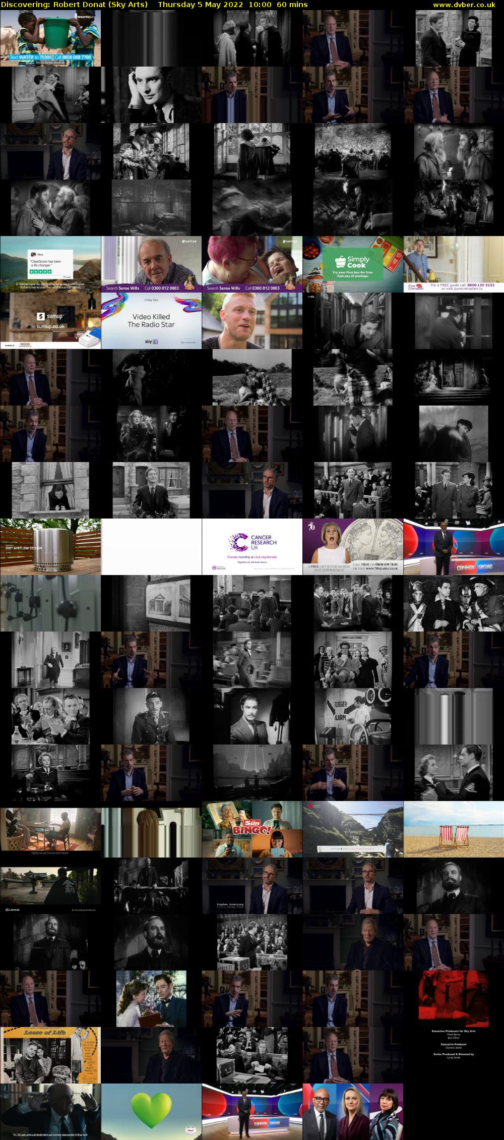 Discovering: Robert Donat (Sky Arts) Thursday 5 May 2022 10:00 - 11:00