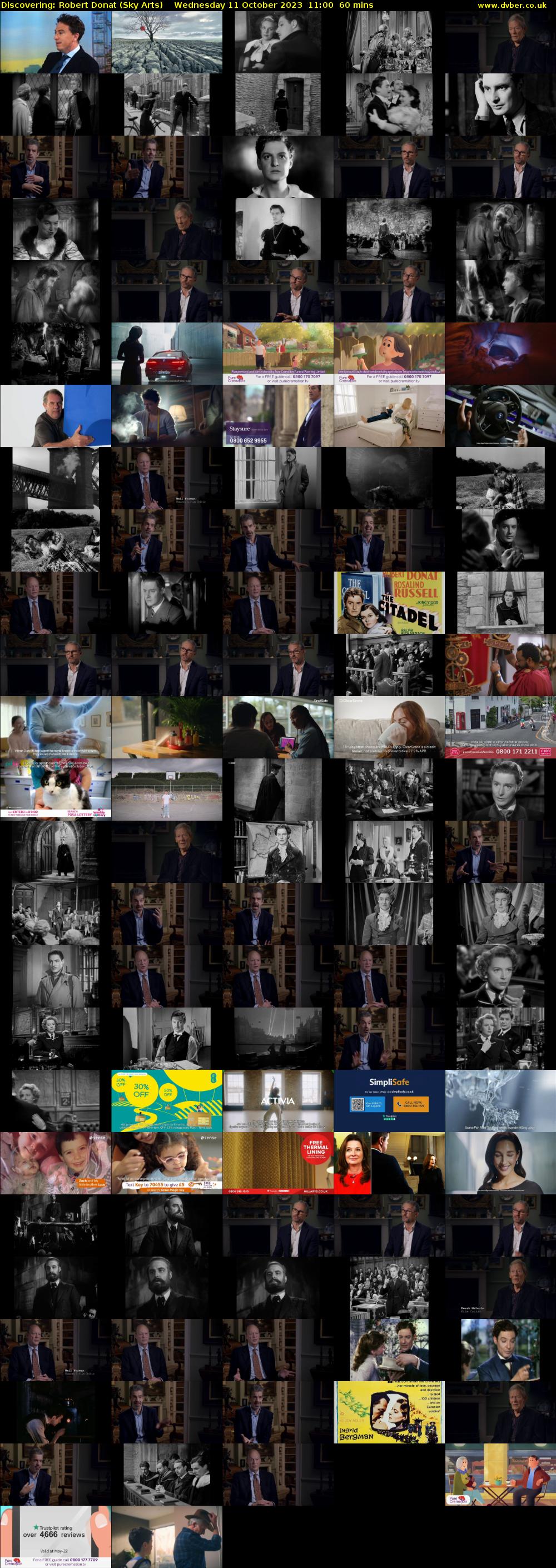 Discovering: Robert Donat (Sky Arts) Wednesday 11 October 2023 11:00 - 12:00