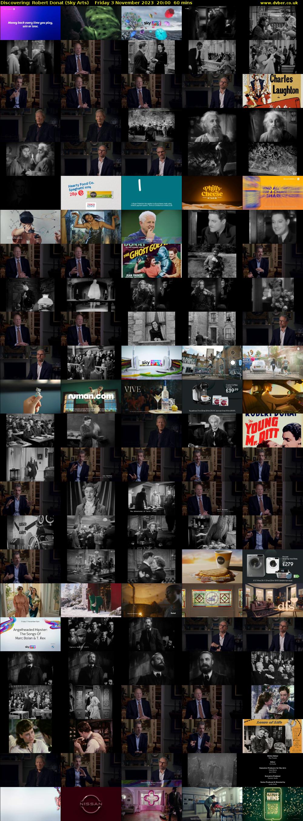 Discovering: Robert Donat (Sky Arts) Friday 3 November 2023 20:00 - 21:00