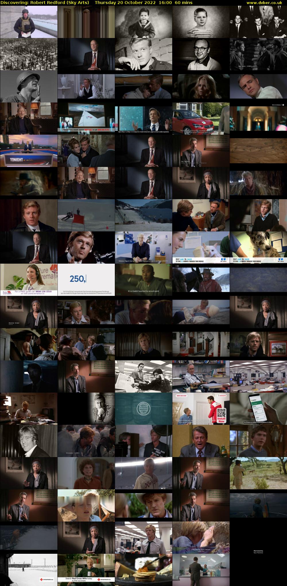 Discovering: Robert Redford (Sky Arts) Thursday 20 October 2022 16:00 - 17:00