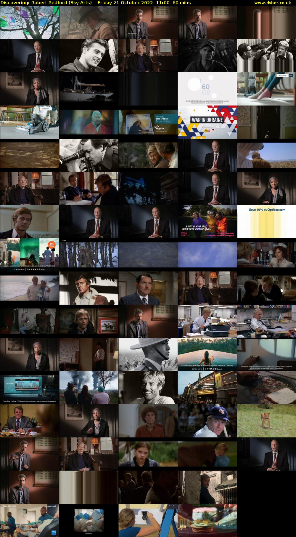 Discovering: Robert Redford (Sky Arts) Friday 21 October 2022 11:00 - 12:00
