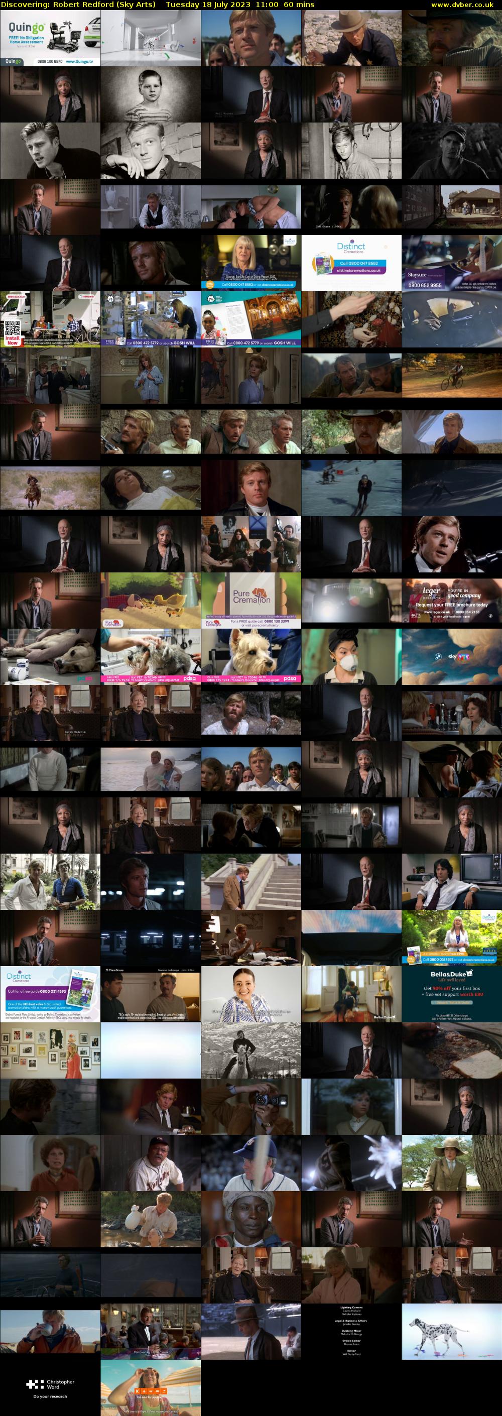 Discovering: Robert Redford (Sky Arts) Tuesday 18 July 2023 11:00 - 12:00