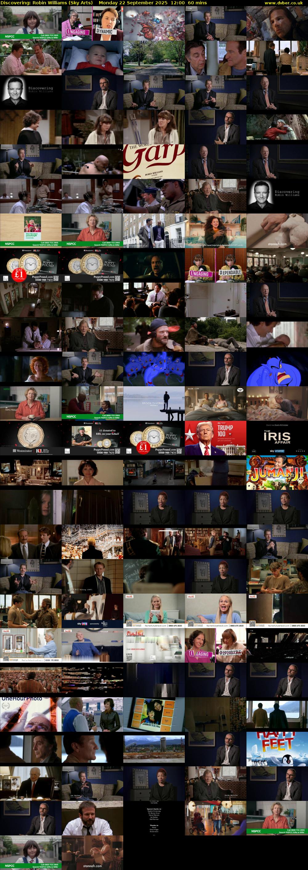 Discovering: Robin Williams (Sky Arts) Monday 22 September 2025 12:00 - 13:00