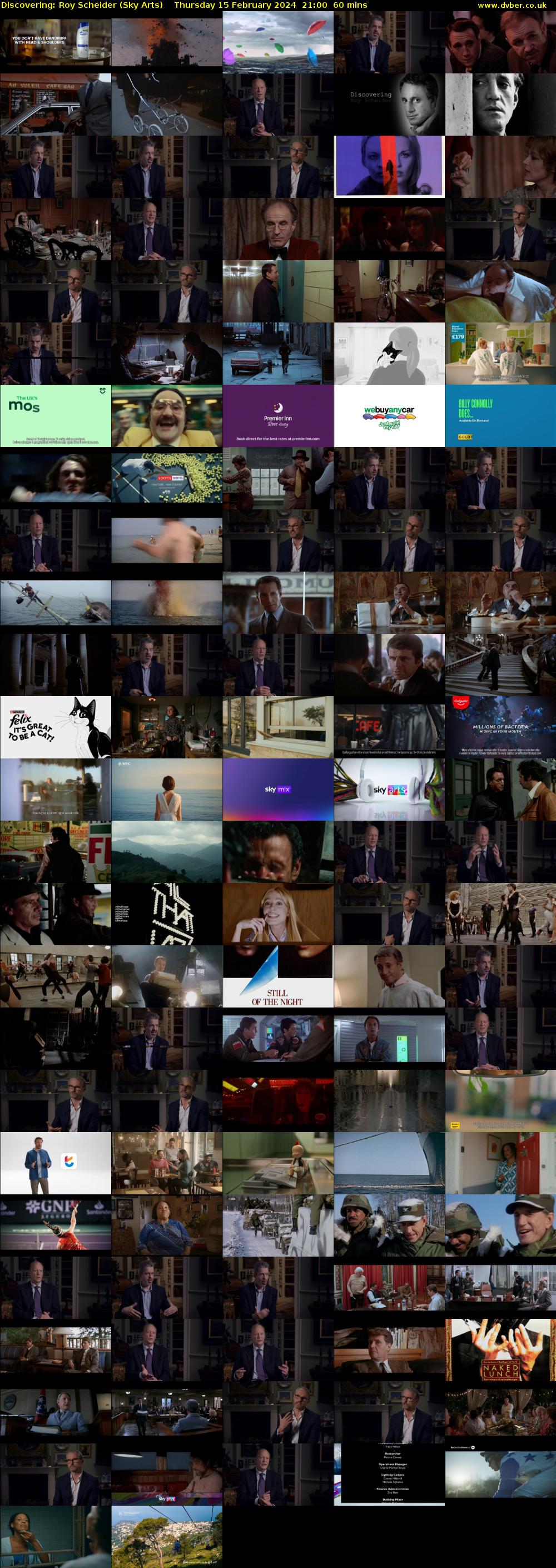 Discovering: Roy Scheider (Sky Arts) Thursday 15 February 2024 21:00 - 22:00