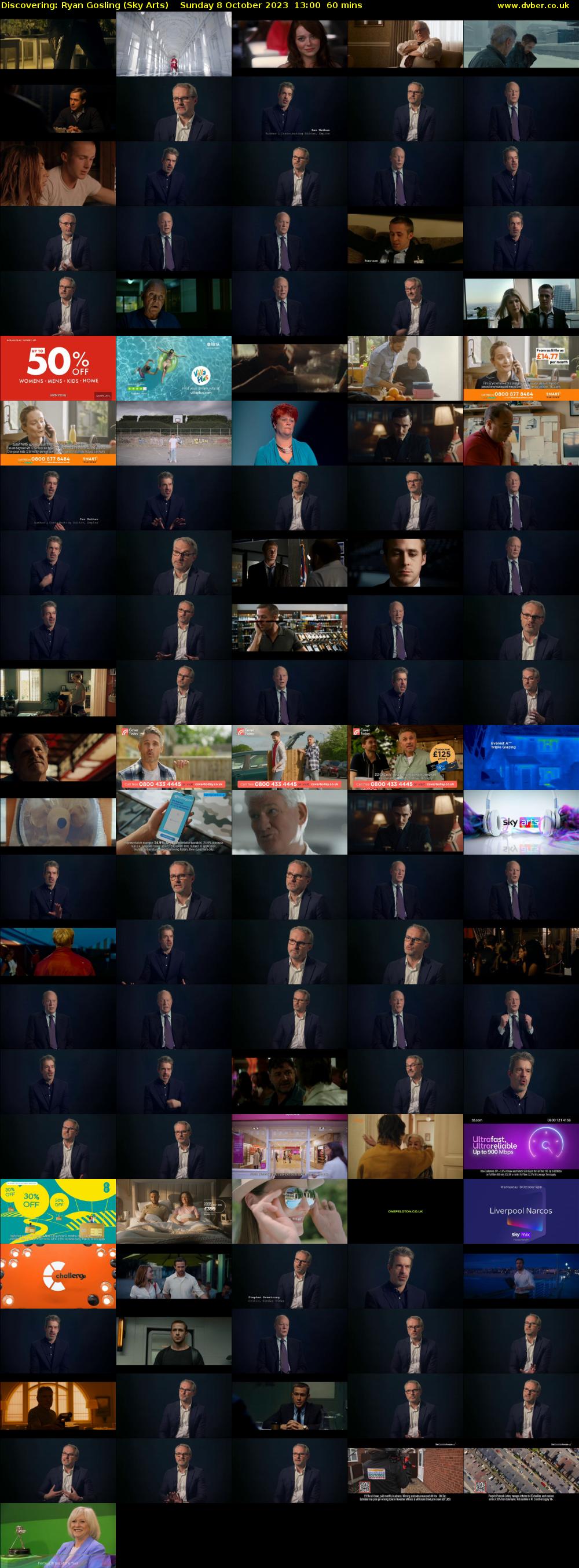 Discovering: Ryan Gosling (Sky Arts) Sunday 8 October 2023 13:00 - 14:00