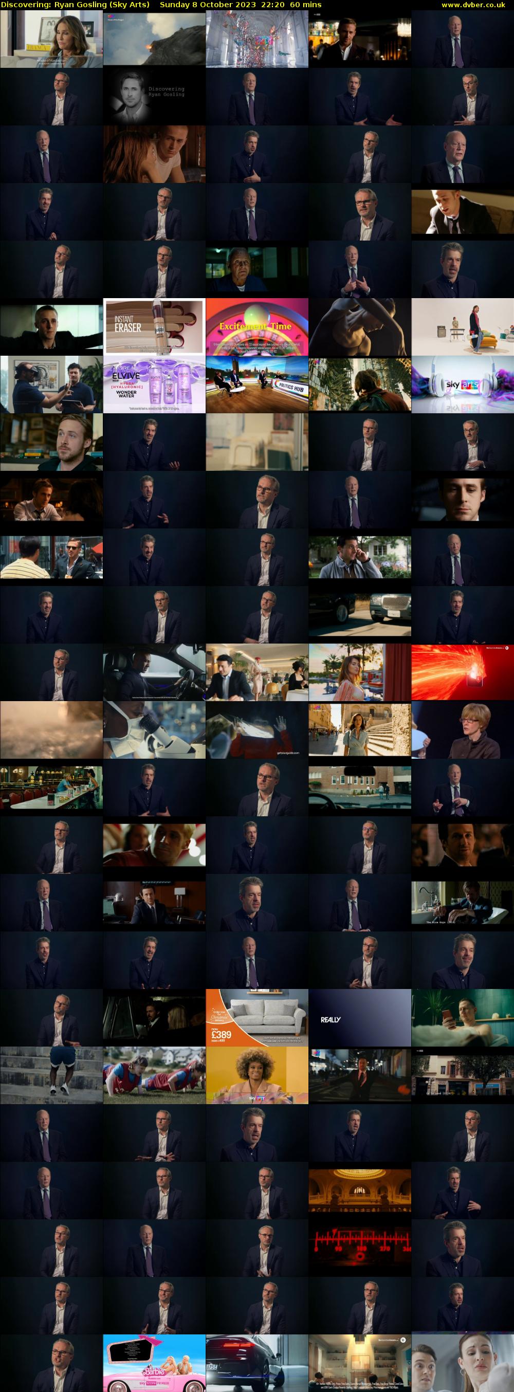 Discovering: Ryan Gosling (Sky Arts) Sunday 8 October 2023 22:20 - 23:20