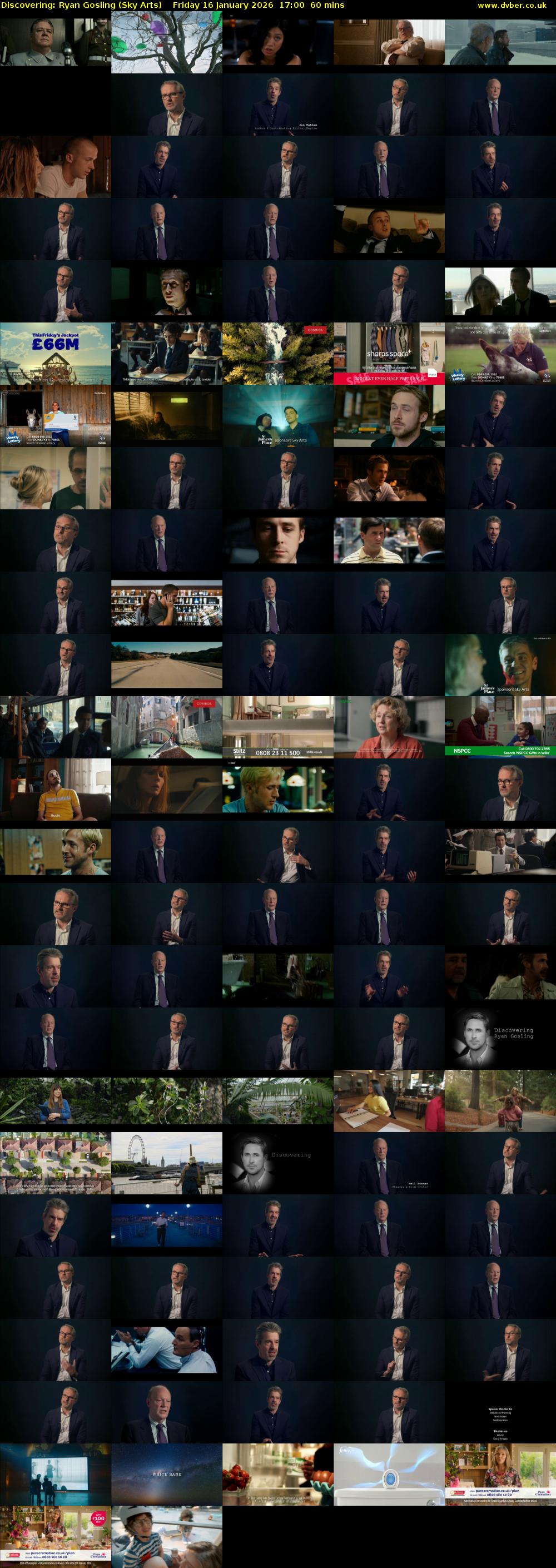 Discovering: Ryan Gosling (Sky Arts) Friday 16 January 2026 17:00 - 18:00