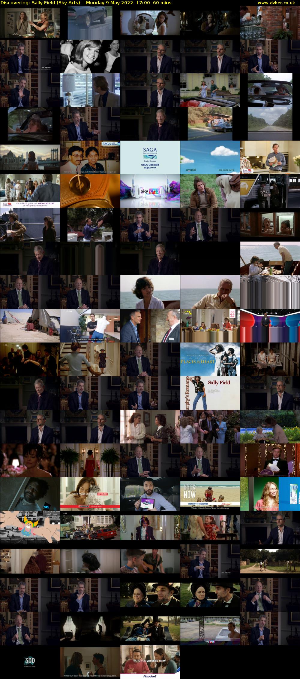 Discovering: Sally Field (Sky Arts) Monday 9 May 2022 17:00 - 18:00