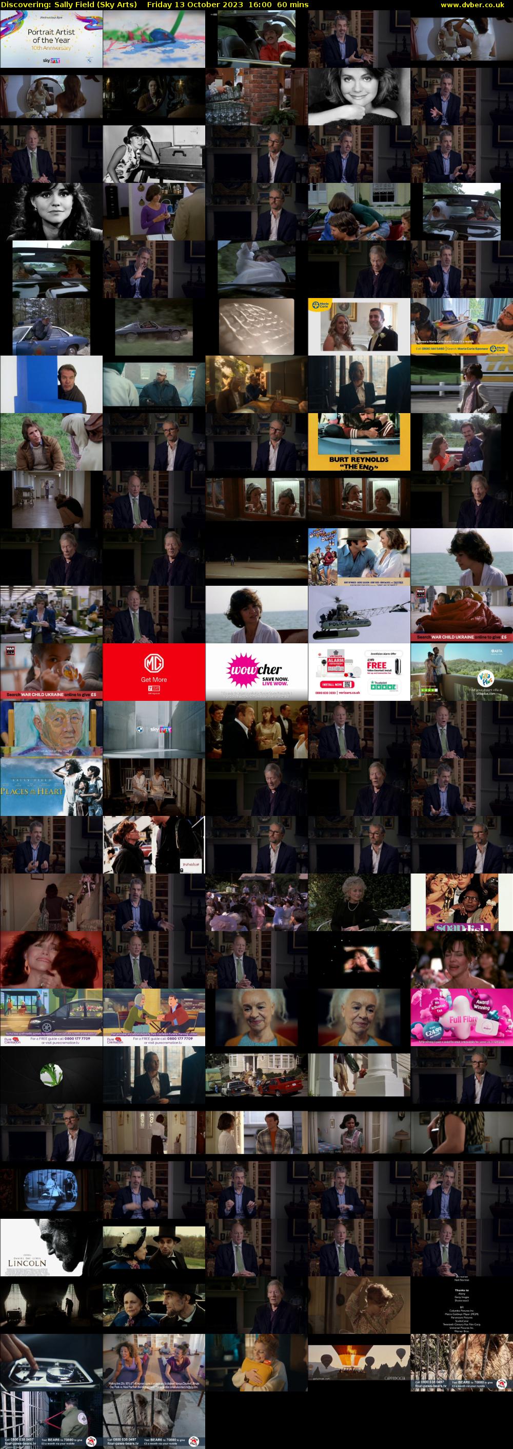 Discovering: Sally Field (Sky Arts) Friday 13 October 2023 16:00 - 17:00