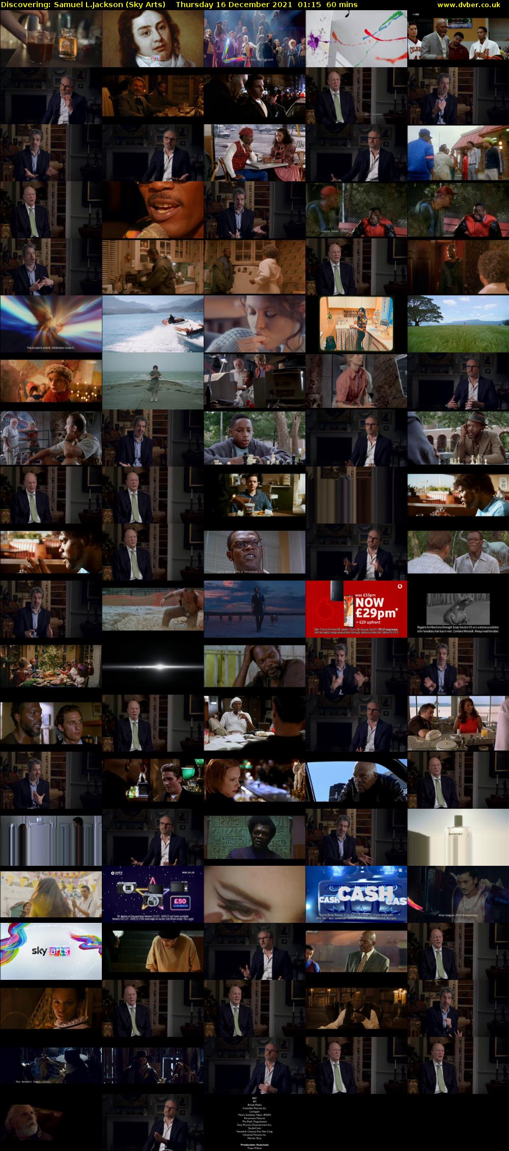 Discovering: Samuel L.Jackson (Sky Arts) Thursday 16 December 2021 01:15 - 02:15