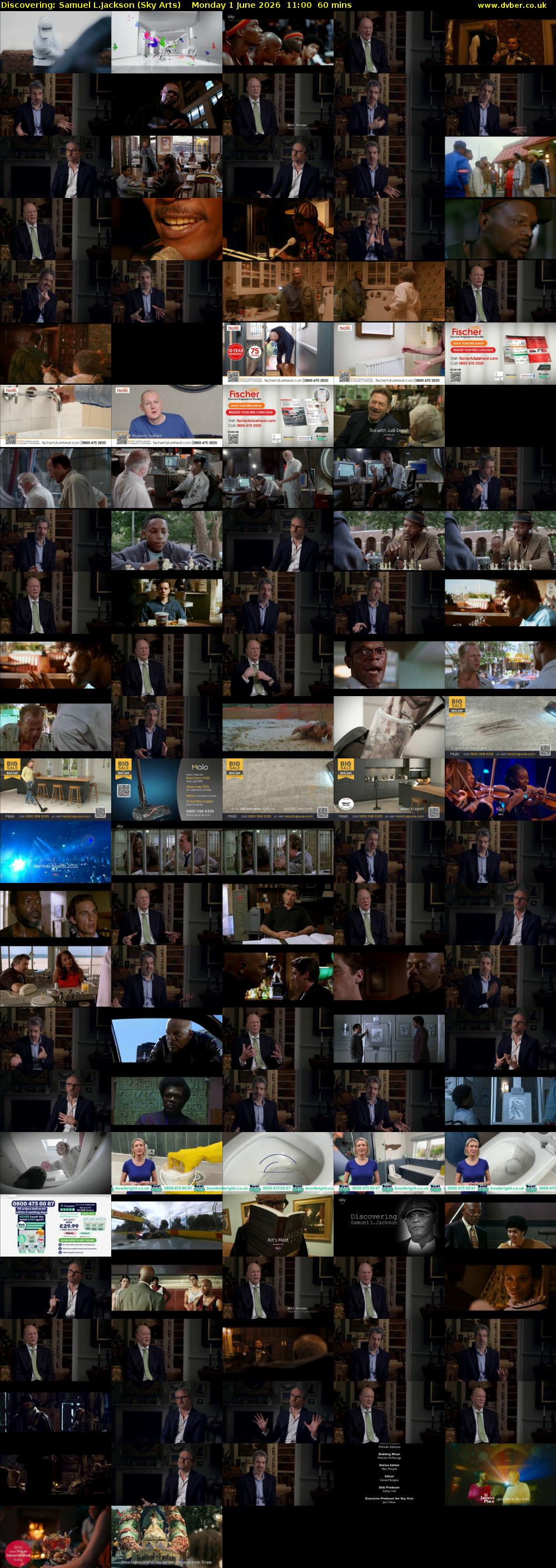 Discovering: Samuel L.Jackson (Sky Arts) Monday 1 June 2026 11:00 - 12:00