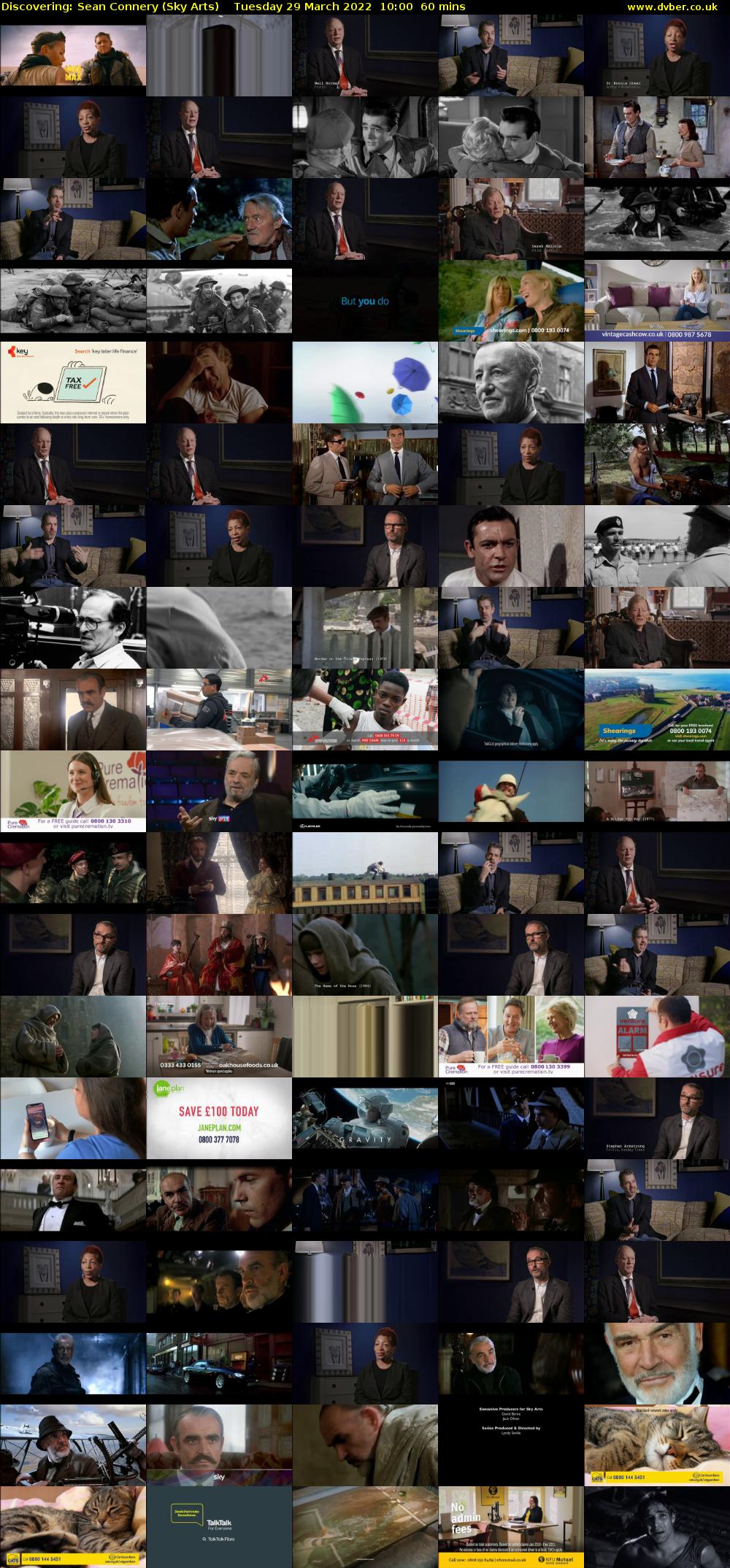 Discovering: Sean Connery (Sky Arts) Tuesday 29 March 2022 10:00 - 11:00