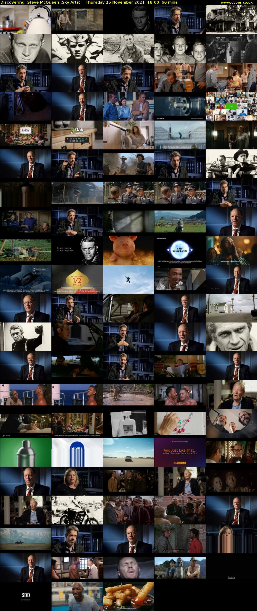 Discovering: Steve McQueen (Sky Arts) Thursday 25 November 2021 18:00 - 19:00