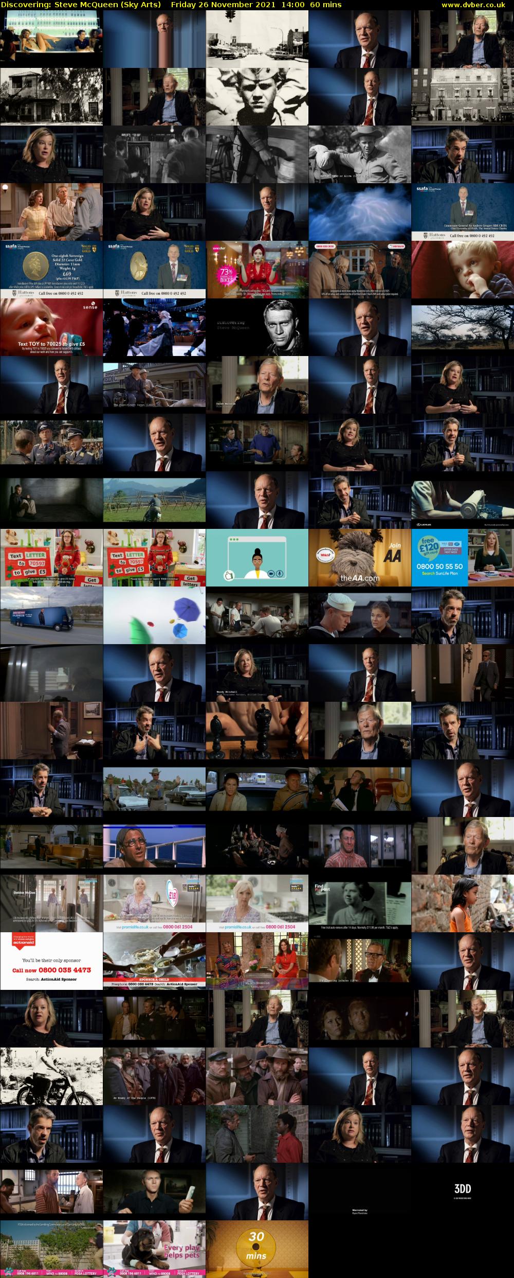 Discovering: Steve McQueen (Sky Arts) Friday 26 November 2021 14:00 - 15:00