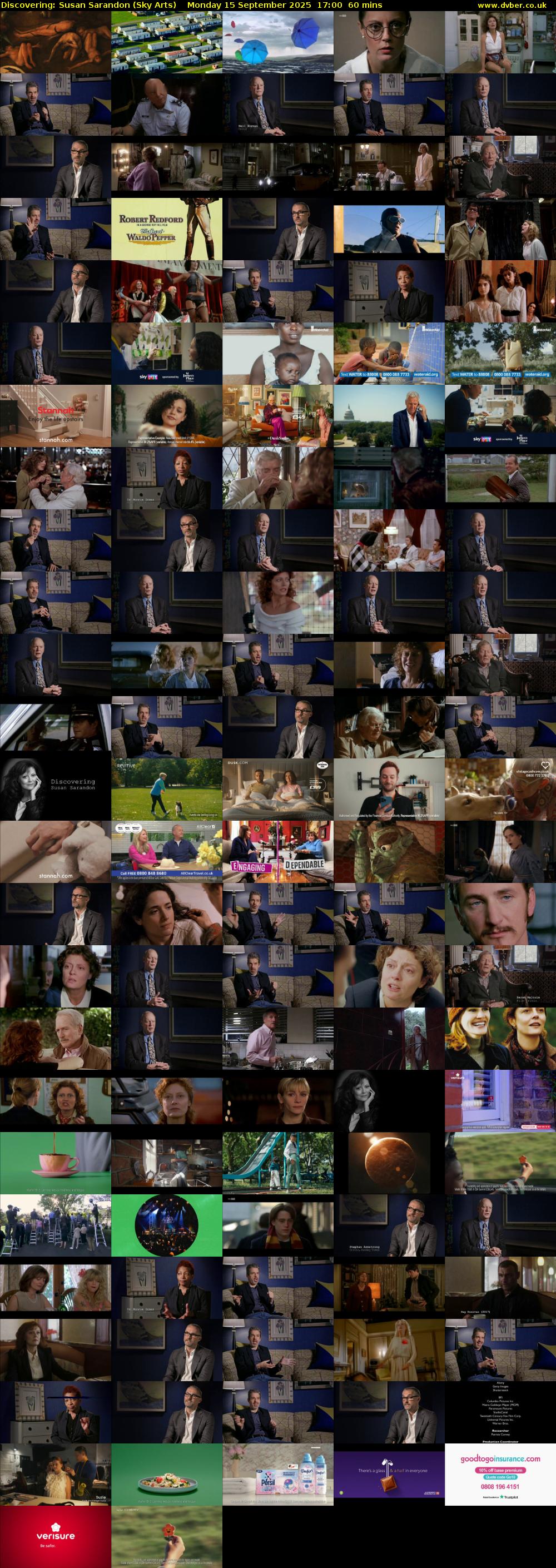 Discovering: Susan Sarandon (Sky Arts) Monday 15 September 2025 17:00 - 18:00