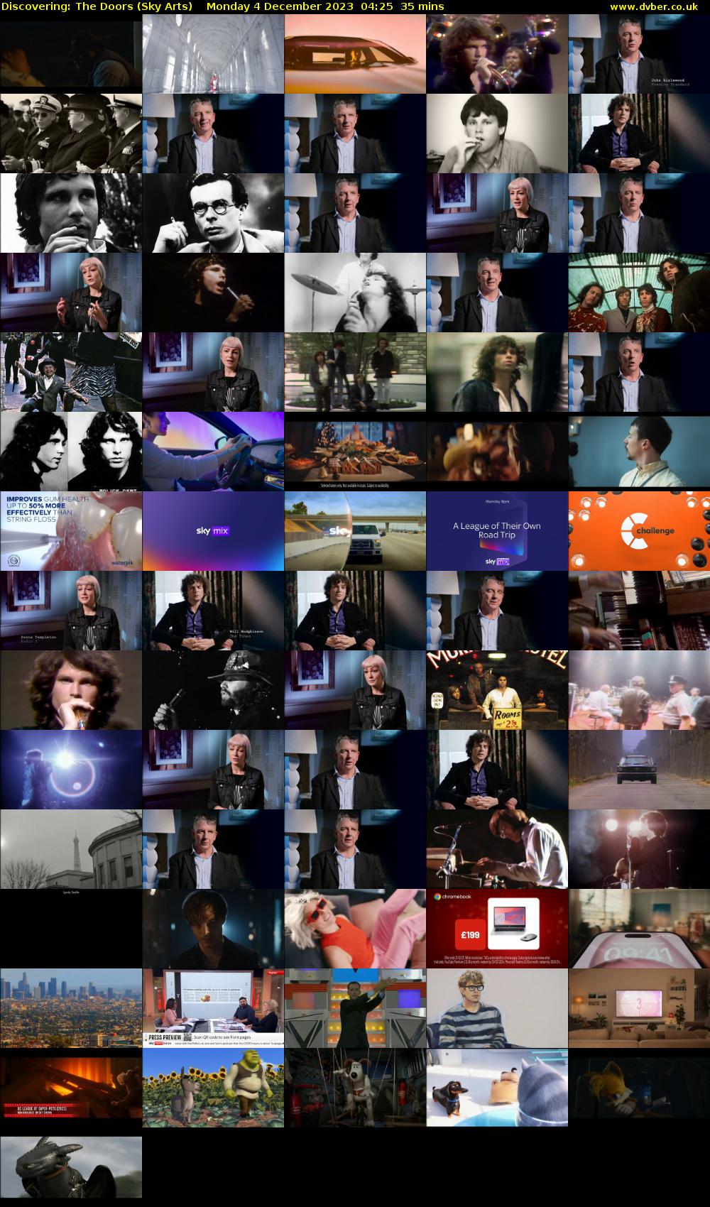 Discovering: The Doors (Sky Arts) Monday 4 December 2023 04:25 - 05:00