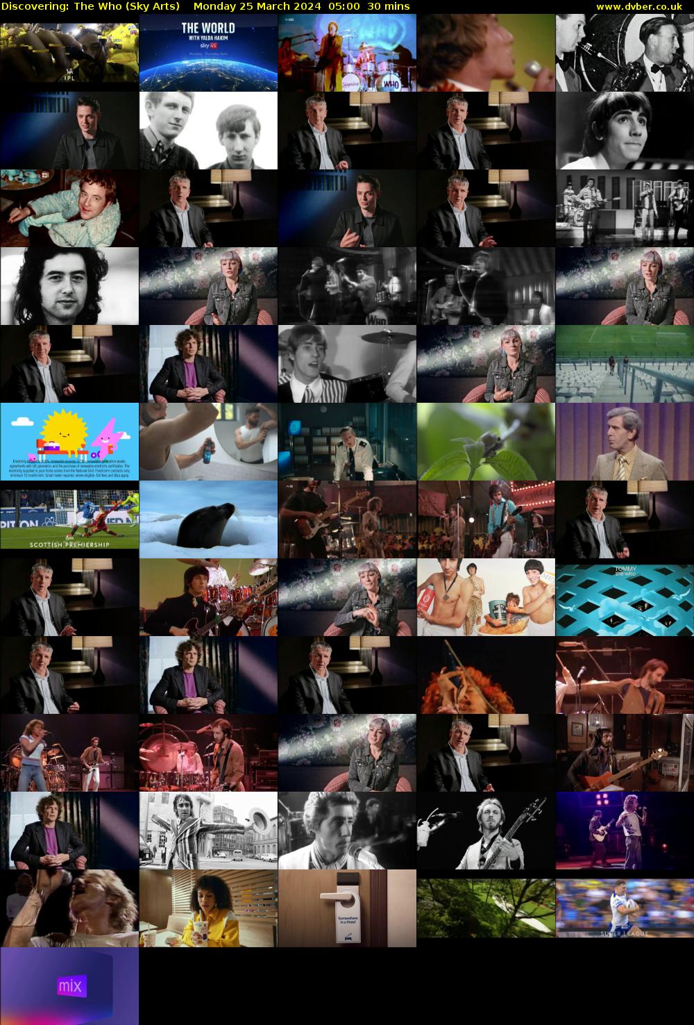 Discovering: The Who (Sky Arts) Monday 25 March 2024 05:00 - 05:30