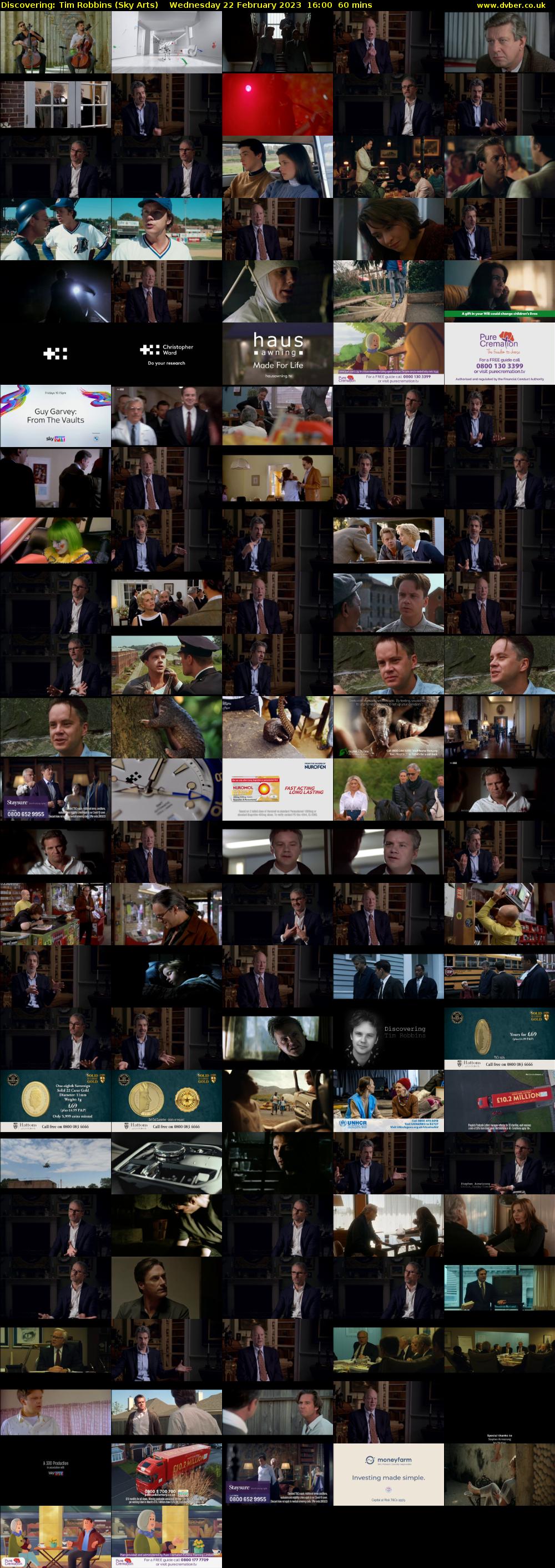 Discovering: Tim Robbins (Sky Arts) Wednesday 22 February 2023 16:00 - 17:00