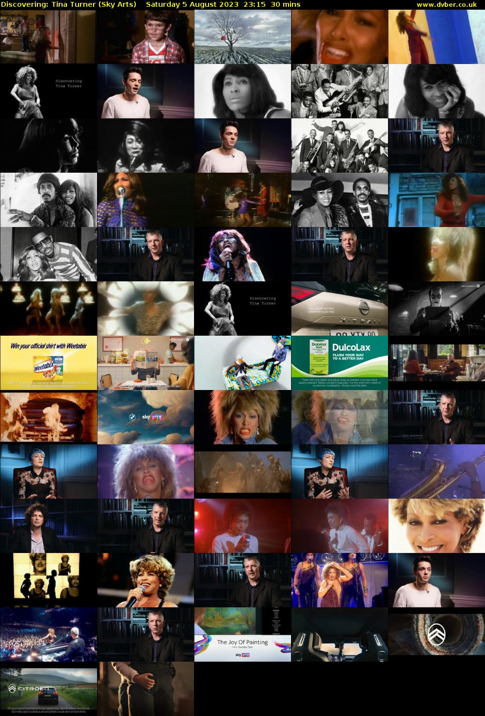 Discovering: Tina Turner (Sky Arts) Saturday 5 August 2023 23:15 - 23:45