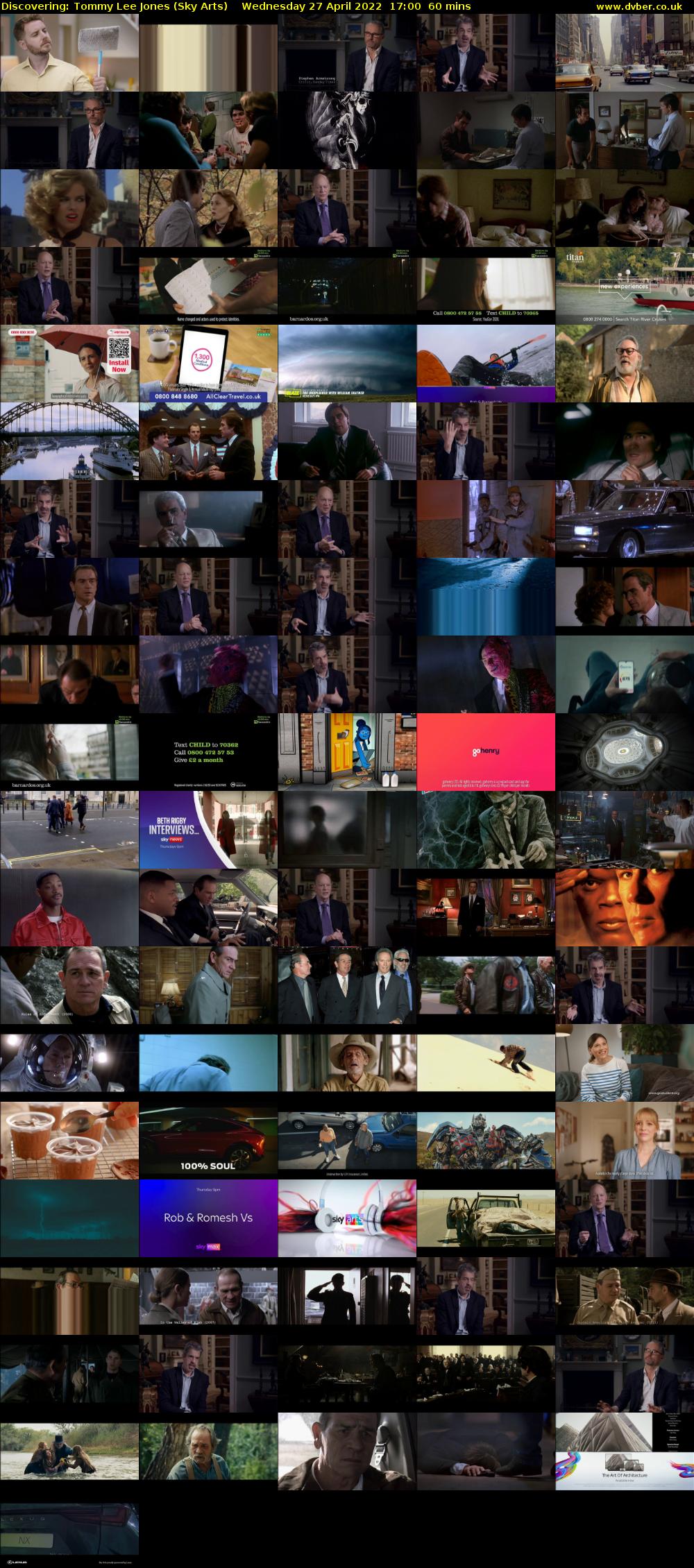 Discovering: Tommy Lee Jones (Sky Arts) Wednesday 27 April 2022 17:00 - 18:00