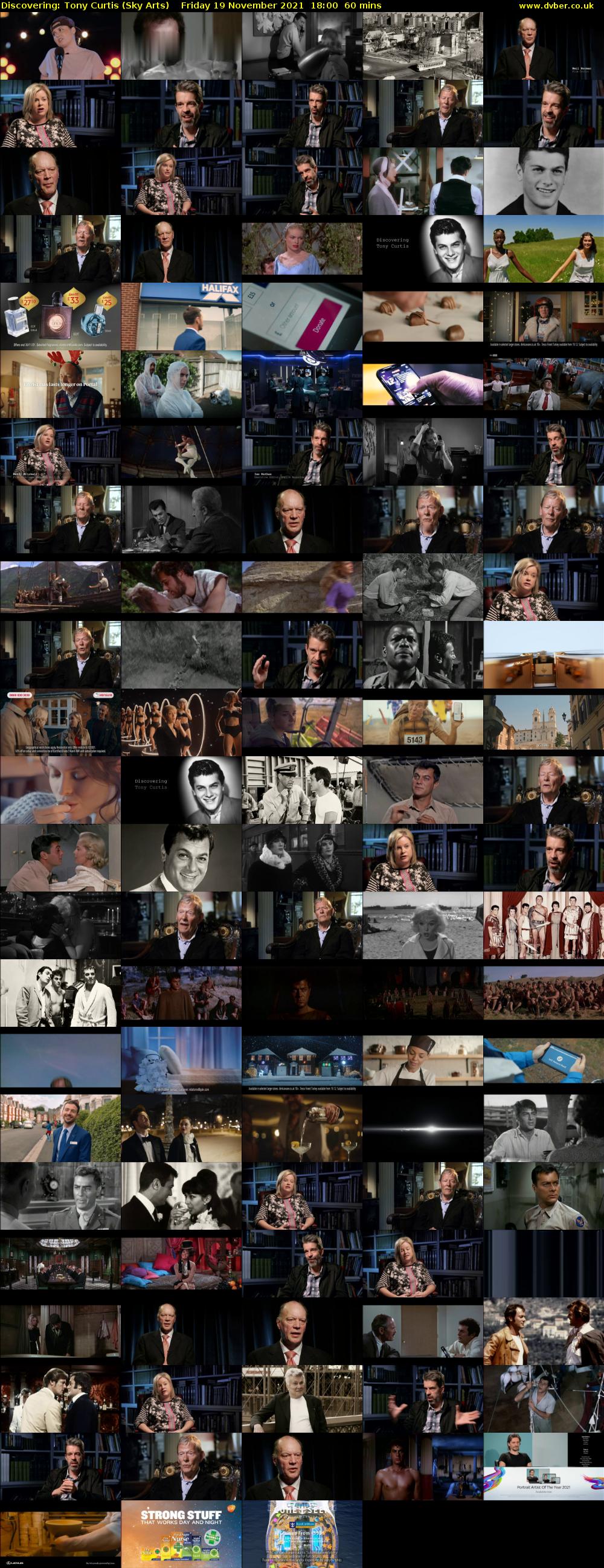 Discovering: Tony Curtis (Sky Arts) Friday 19 November 2021 18:00 - 19:00