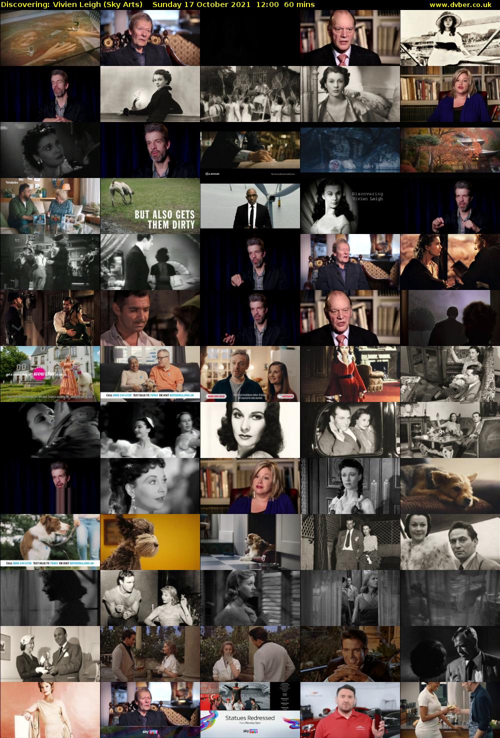 Discovering: Vivien Leigh (Sky Arts) Sunday 17 October 2021 12:00 - 13:00