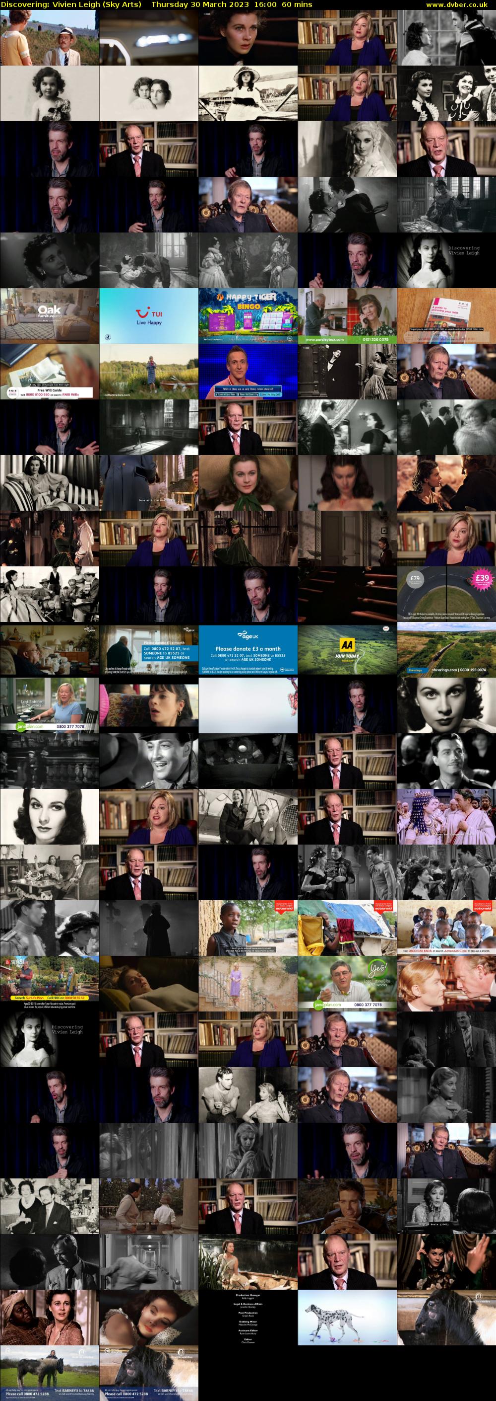 Discovering: Vivien Leigh (Sky Arts) Thursday 30 March 2023 16:00 - 17:00