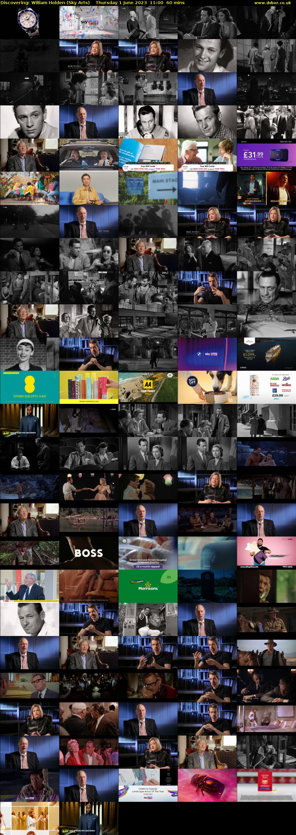 Discovering: William Holden (Sky Arts) Thursday 1 June 2023 11:00 - 12:00
