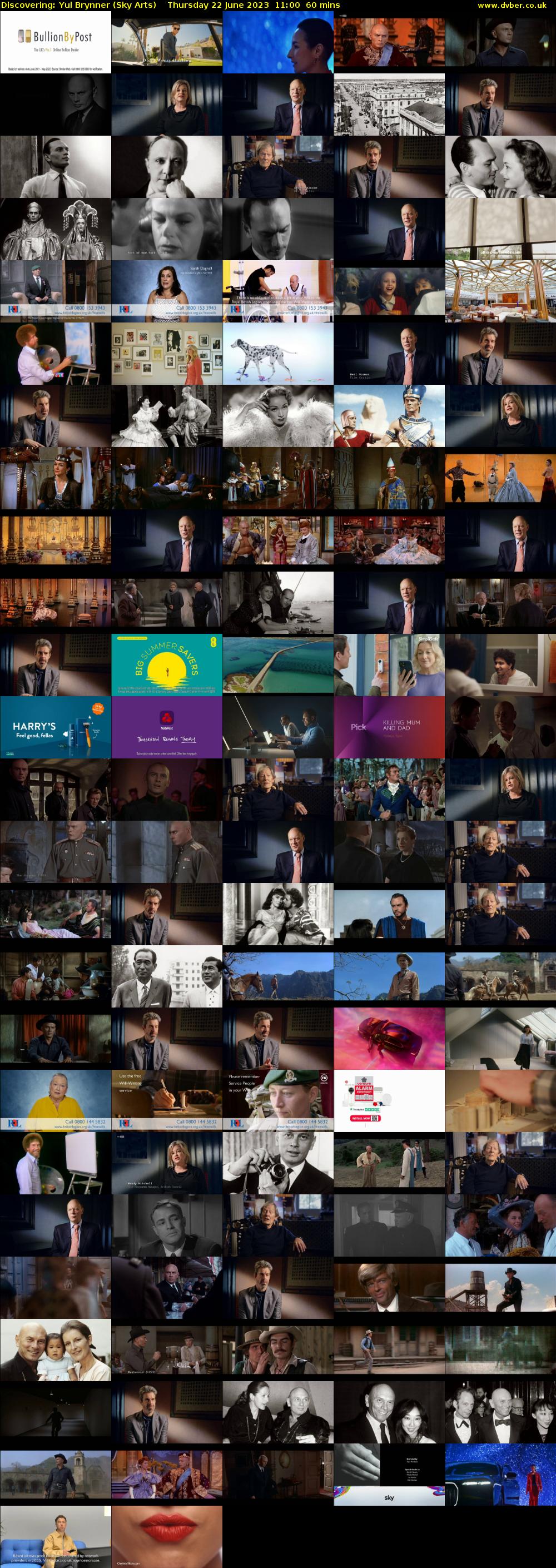 Discovering: Yul Brynner (Sky Arts) Thursday 22 June 2023 11:00 - 12:00