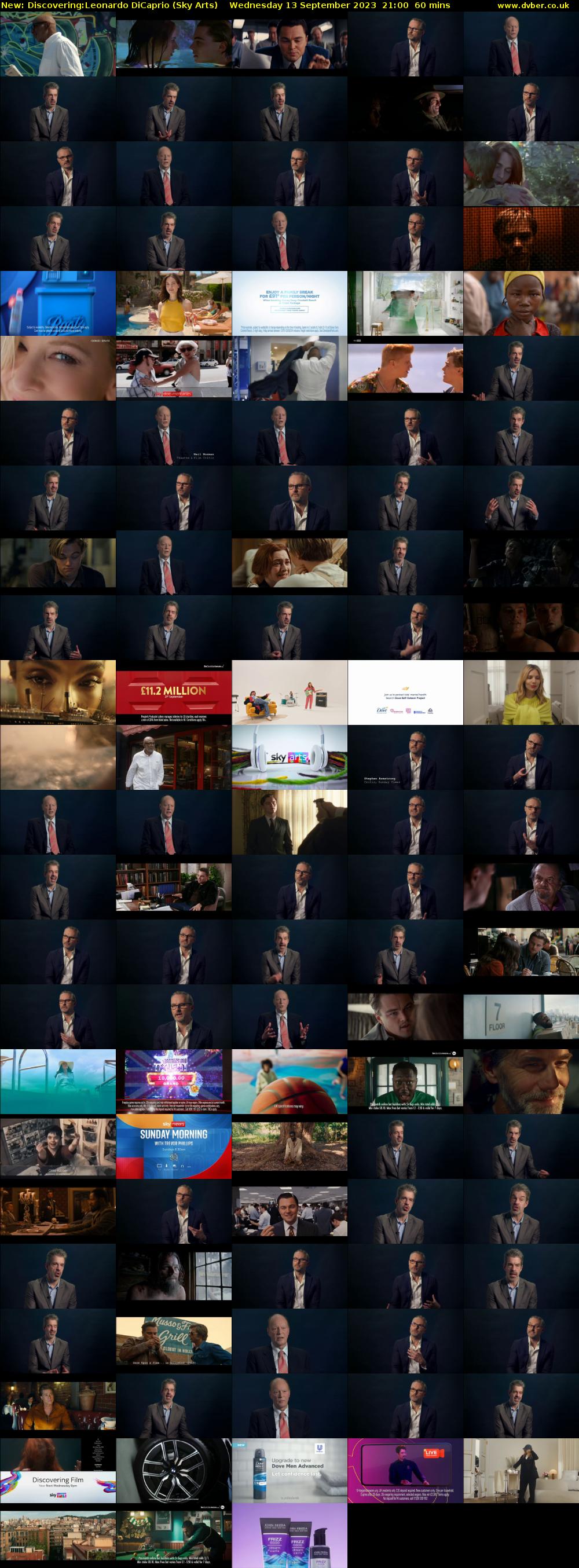 Discovering:Leonardo DiCaprio (Sky Arts) Wednesday 13 September 2023 21:00 - 22:00