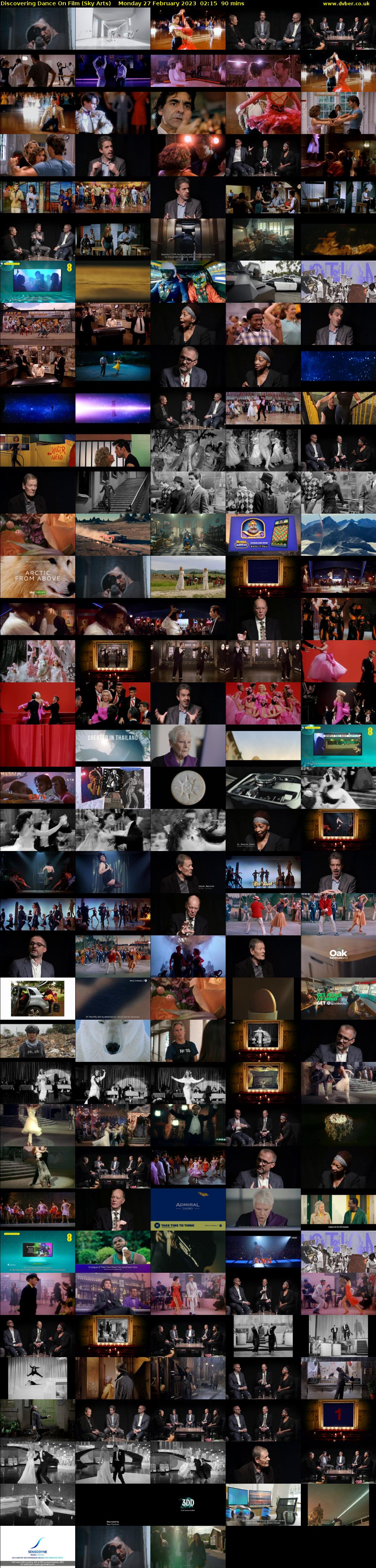 Discovering Dance On Film (Sky Arts) Monday 27 February 2023 02:15 - 03:45