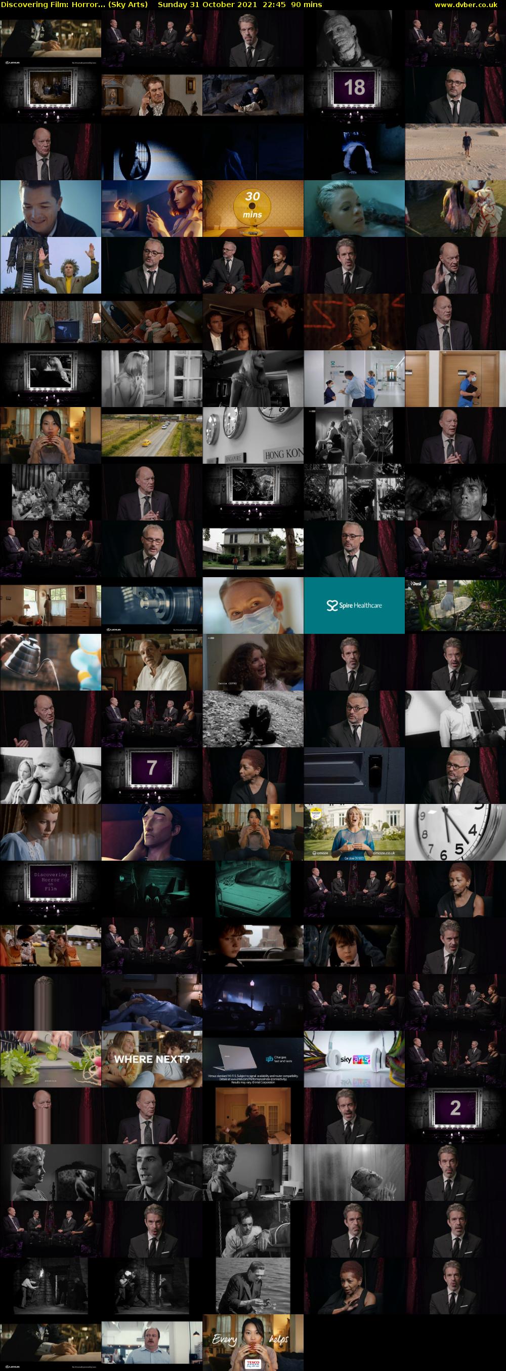 Discovering Film: Horror... (Sky Arts) Sunday 31 October 2021 22:45 - 00:15