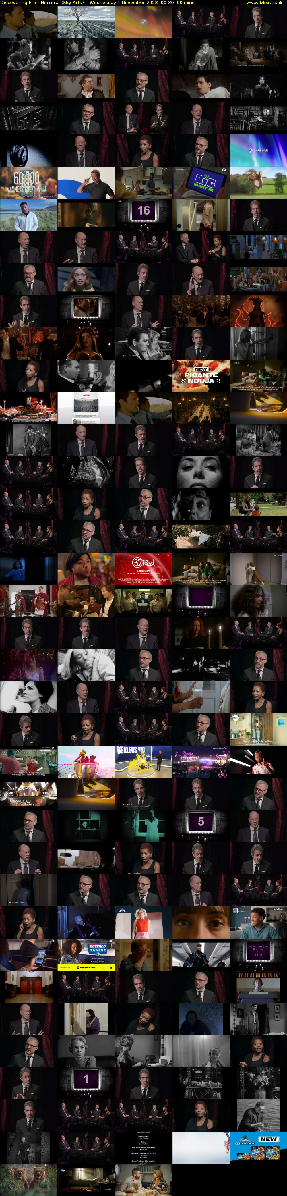 Discovering Film: Horror... (Sky Arts) Wednesday 1 November 2023 00:30 - 02:00