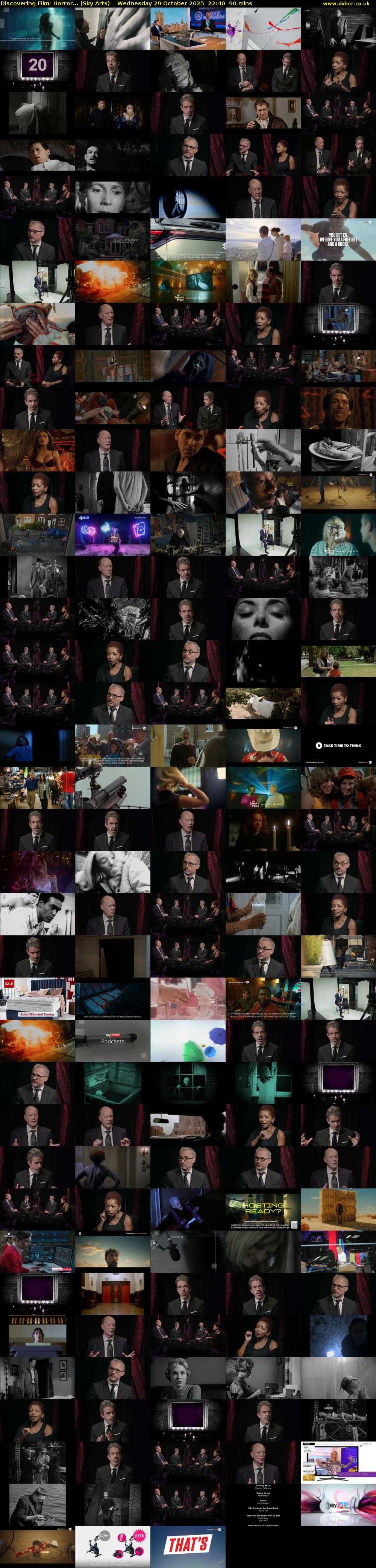 Discovering Film: Horror... (Sky Arts) Wednesday 29 October 2025 22:40 - 00:10