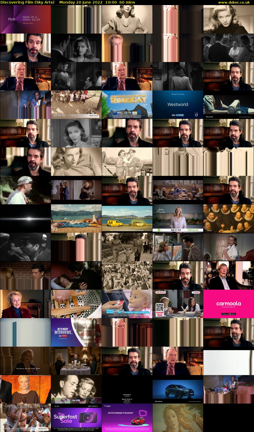 Discovering Film (Sky Arts) Monday 20 June 2022 10:00 - 11:00
