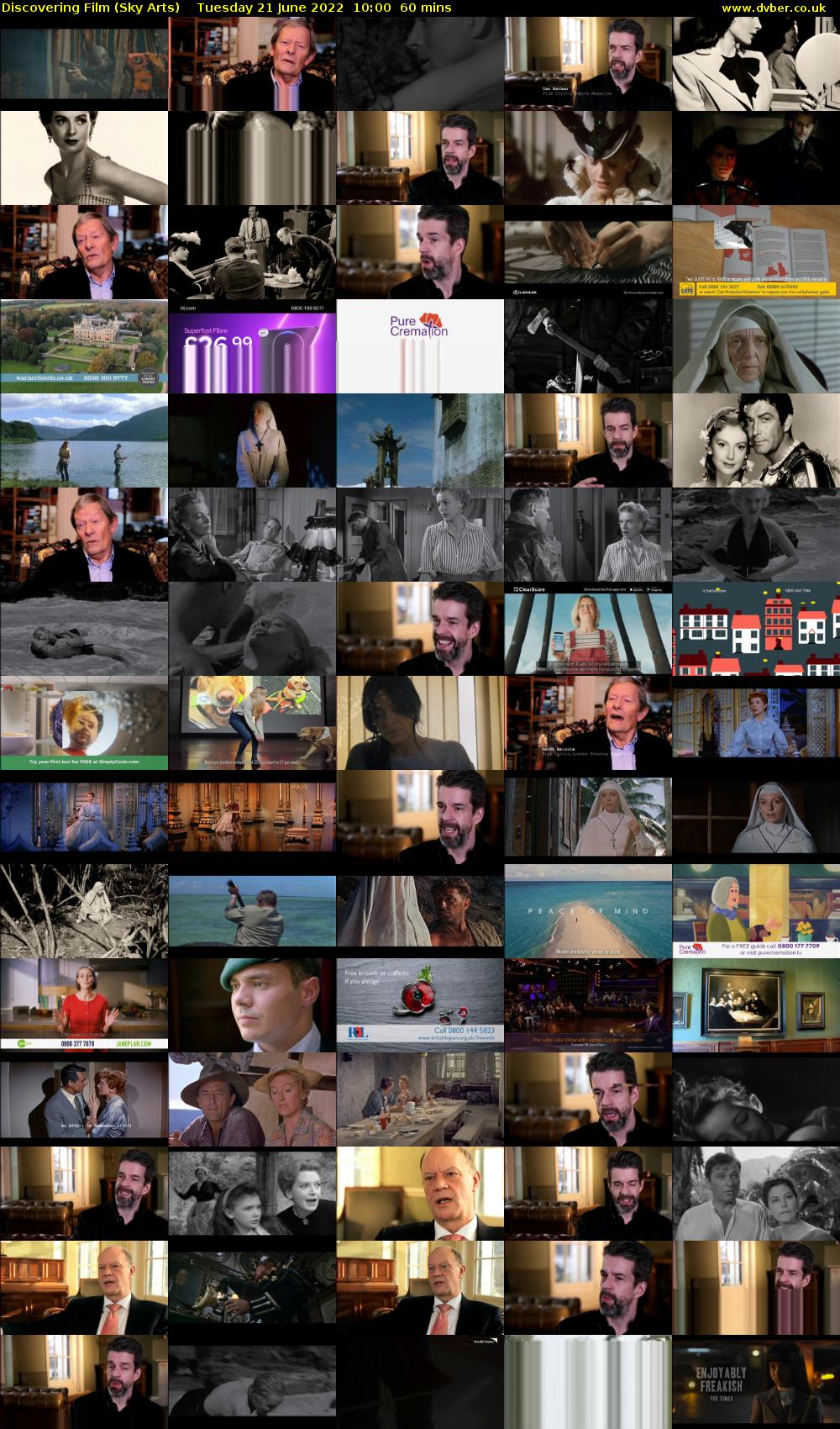 Discovering Film (Sky Arts) Tuesday 21 June 2022 10:00 - 11:00