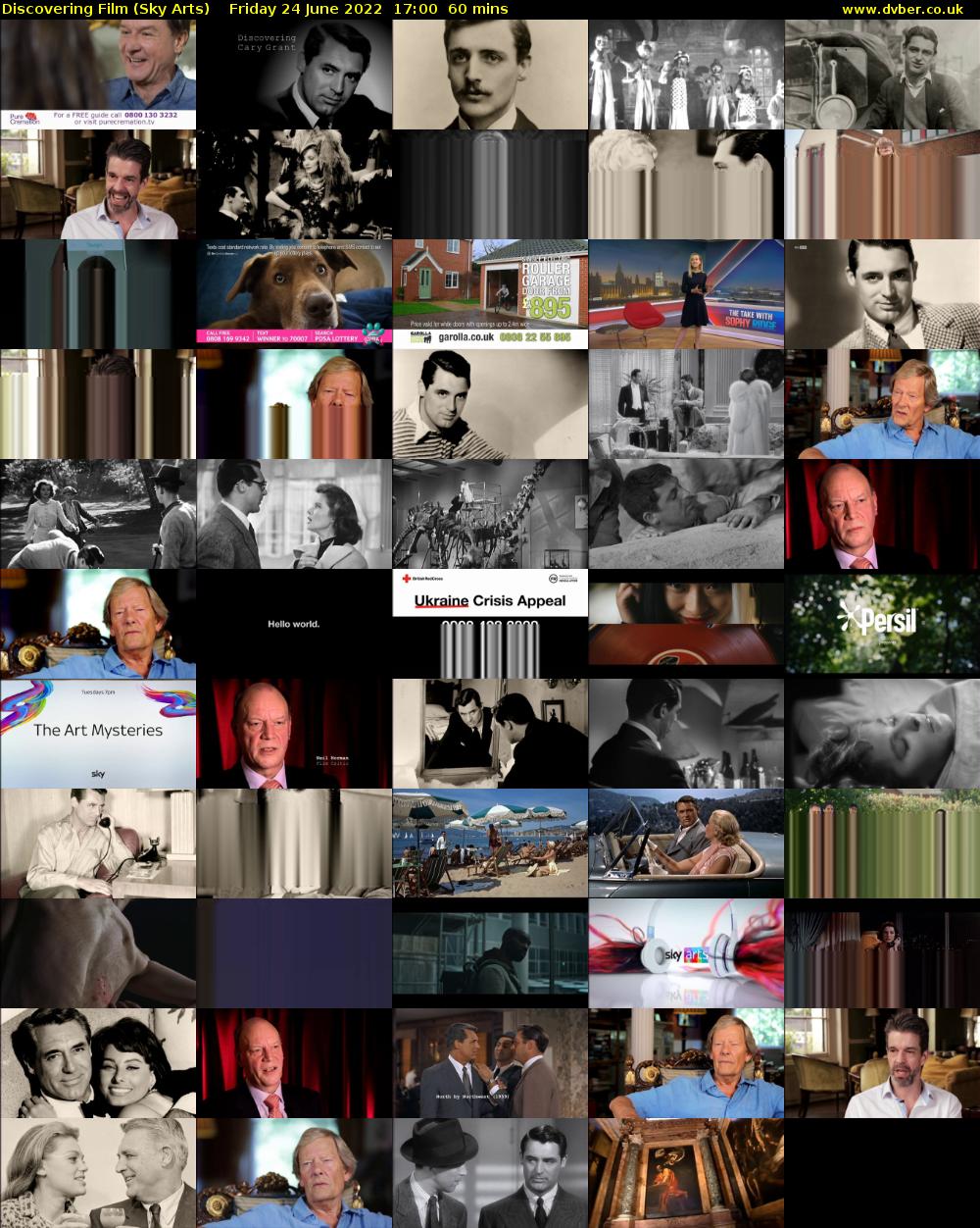 Discovering Film (Sky Arts) Friday 24 June 2022 17:00 - 18:00