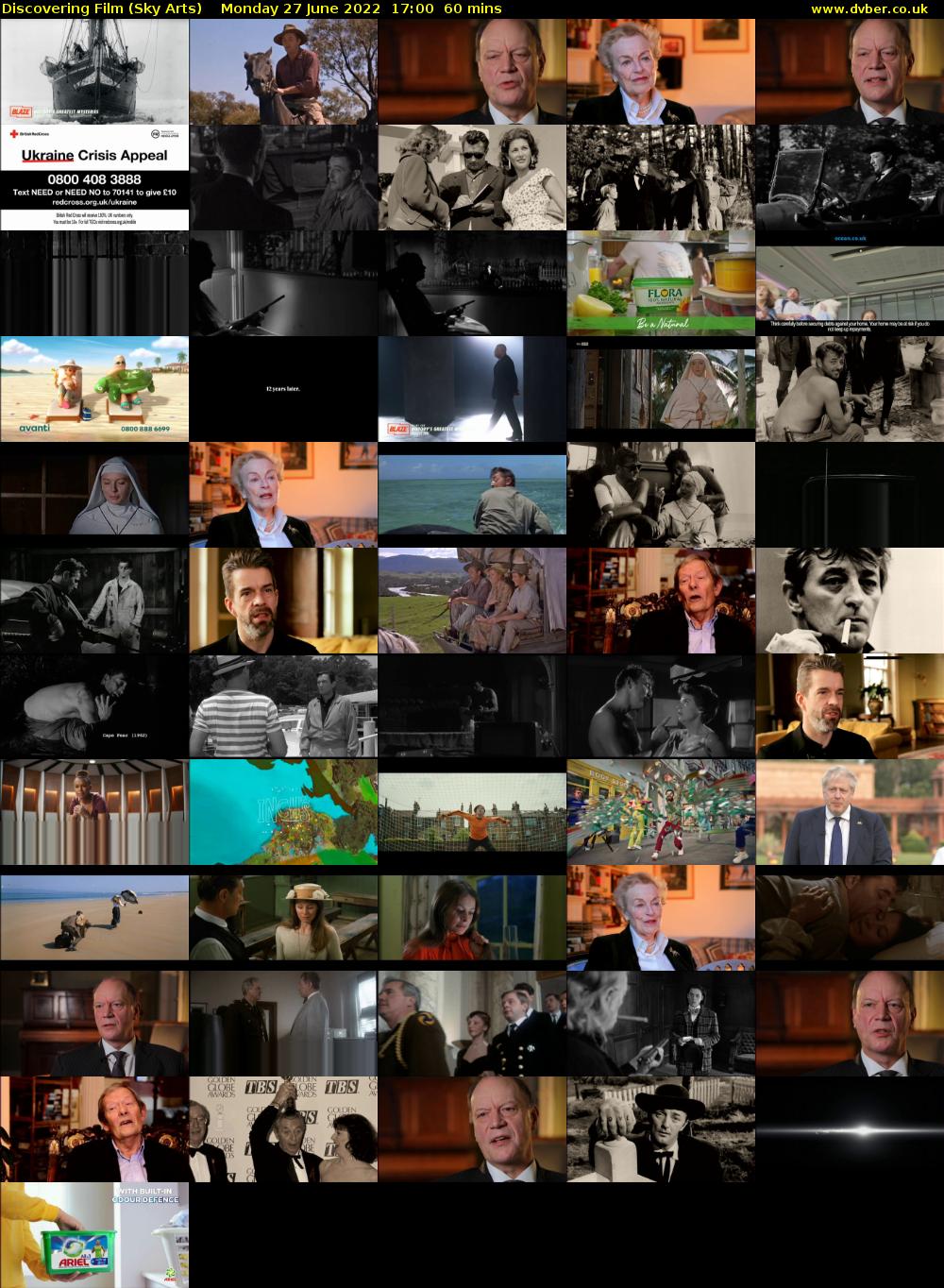 Discovering Film (Sky Arts) Monday 27 June 2022 17:00 - 18:00