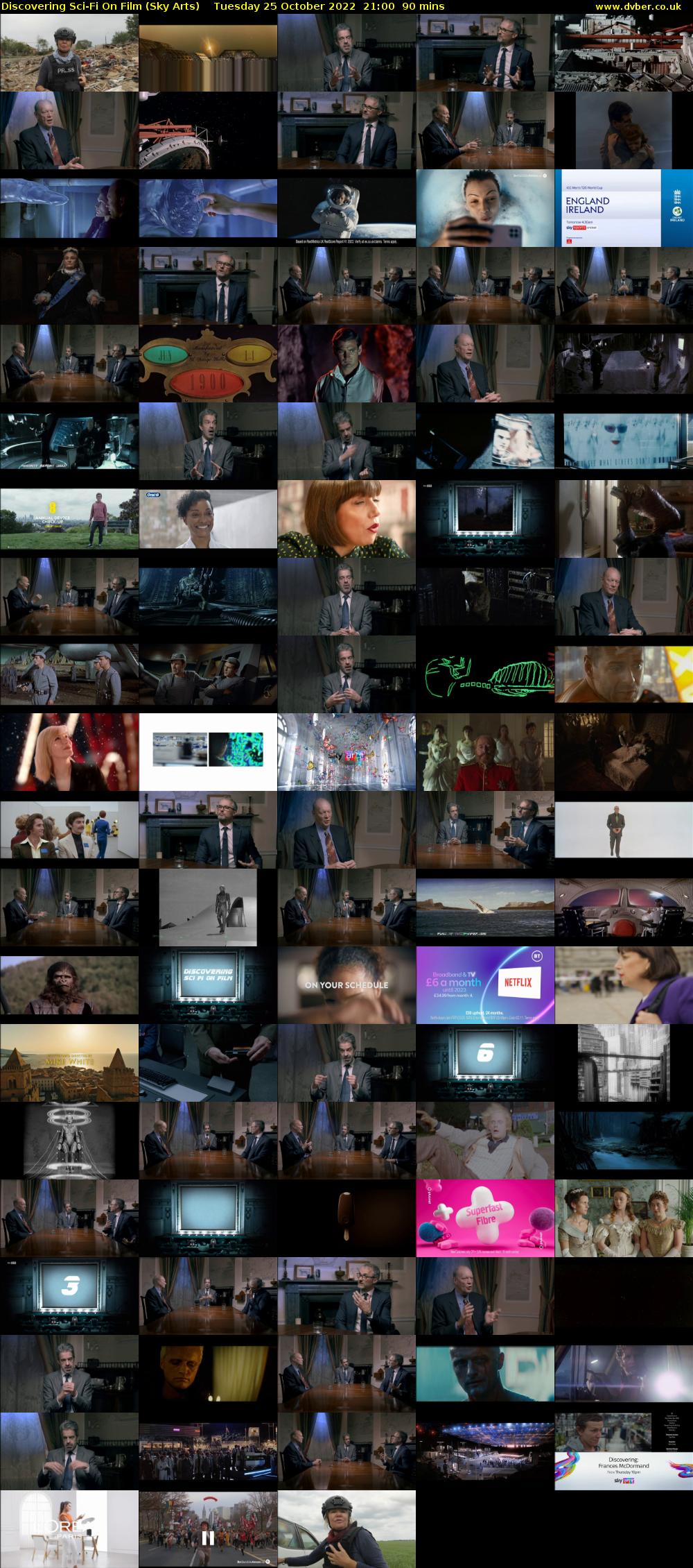 Discovering Sci-Fi On Film (Sky Arts) Tuesday 25 October 2022 21:00 - 22:30