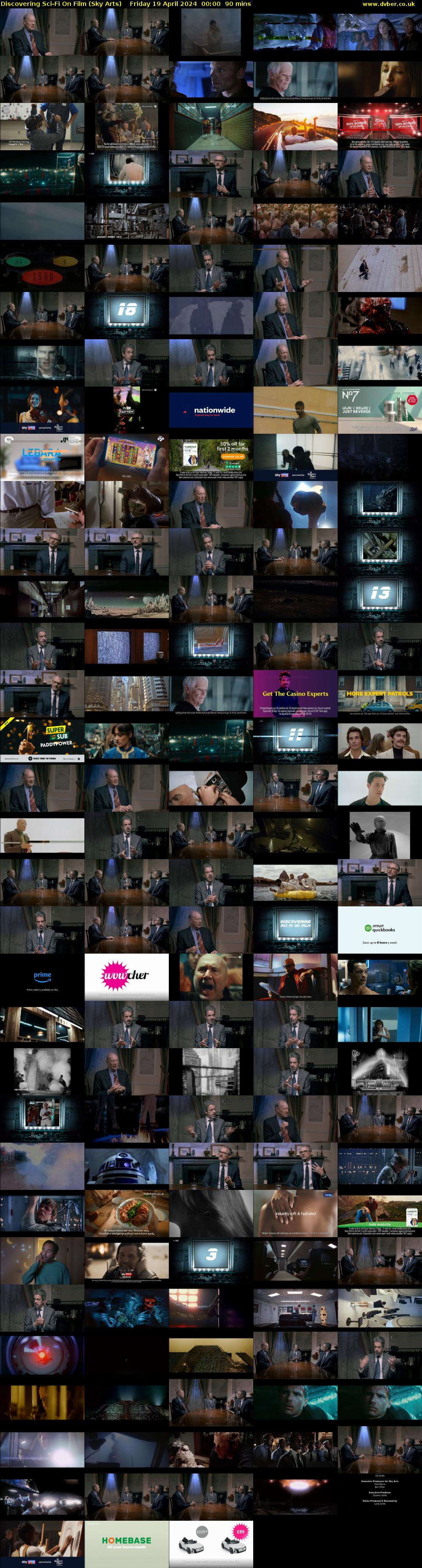 Discovering Sci-Fi On Film (Sky Arts) Friday 19 April 2024 00:00 - 01:30