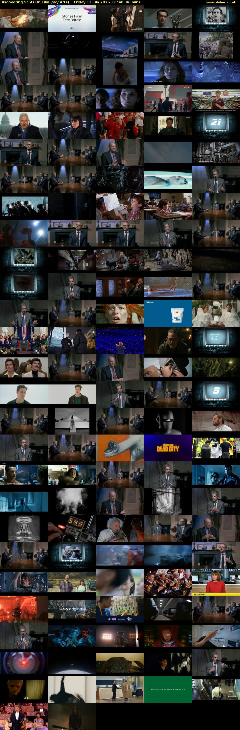 Discovering Sci-Fi On Film (Sky Arts) Friday 11 July 2025 01:40 - 03:10