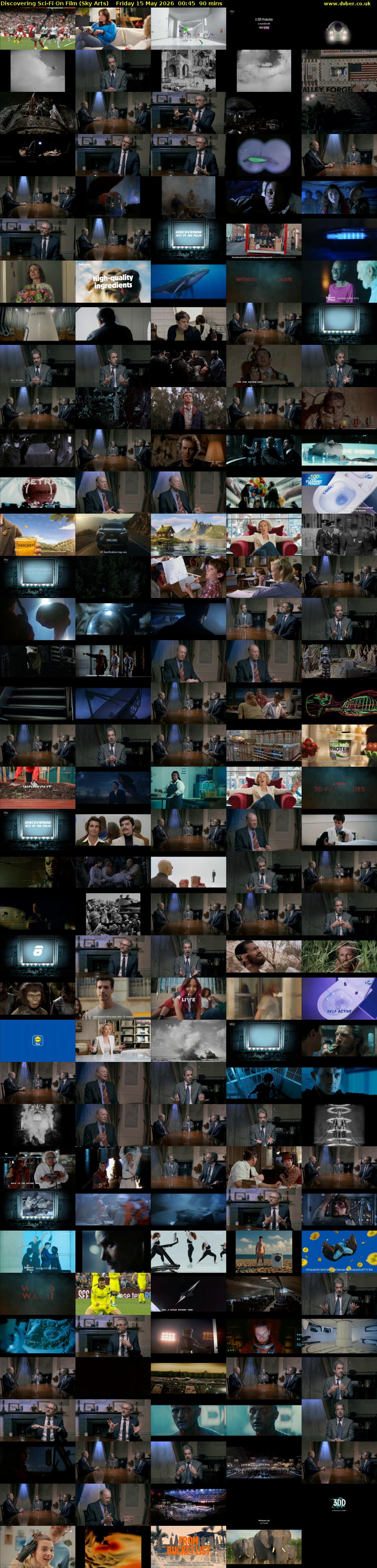 Discovering Sci-Fi On Film (Sky Arts) Friday 15 May 2026 00:45 - 02:15