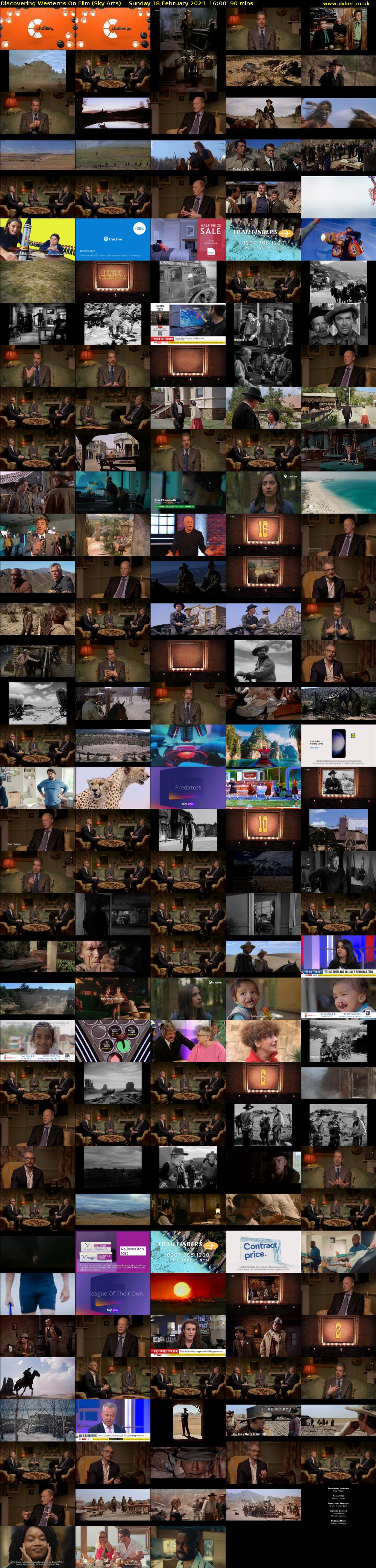 Discovering Westerns On Film (Sky Arts) Sunday 18 February 2024 16:00 - 17:30