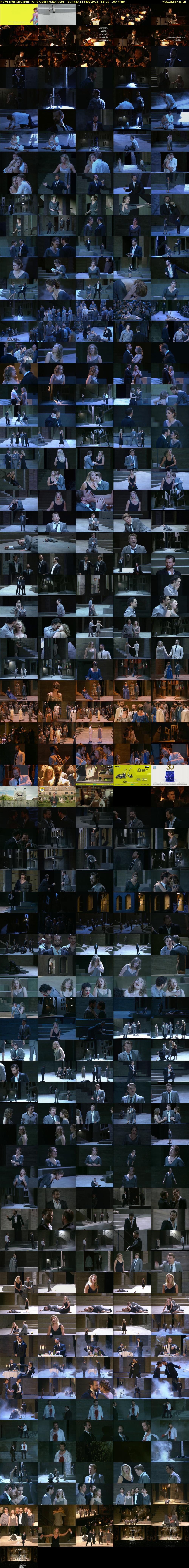 Don Giovanni: Paris Opera (Sky Arts) Sunday 11 May 2025 11:00 - 14:00