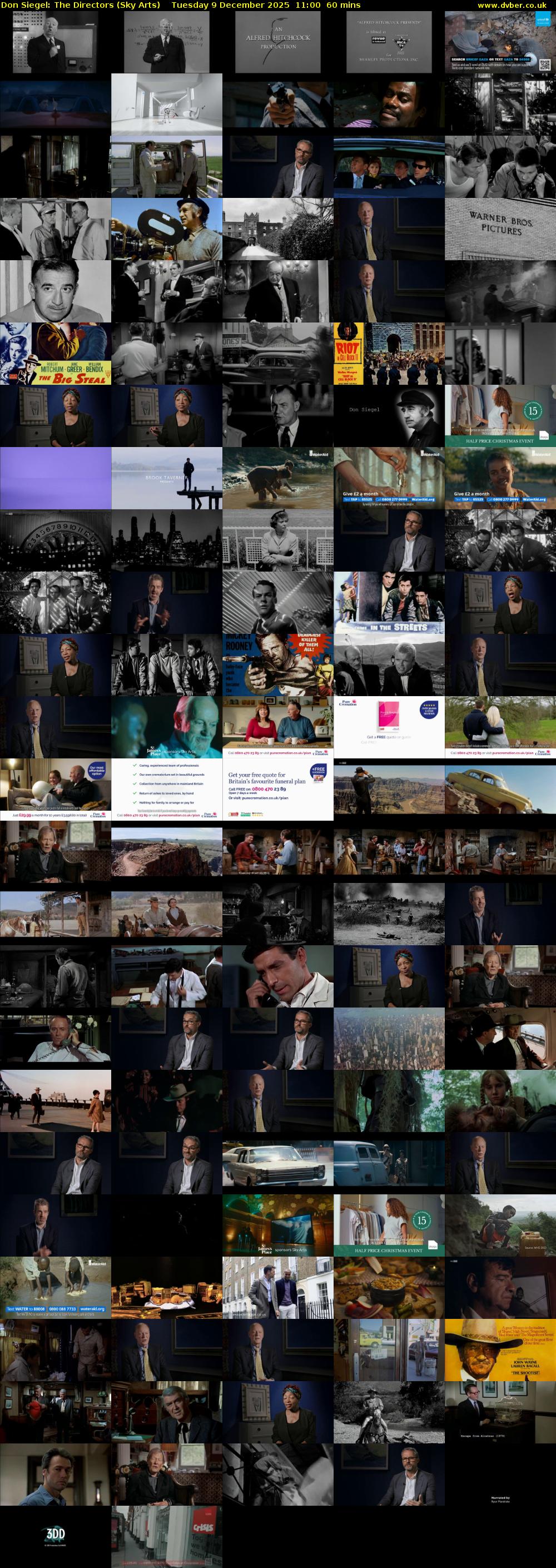 Don Siegel: The Directors (Sky Arts) Tuesday 9 December 2025 11:00 - 12:00