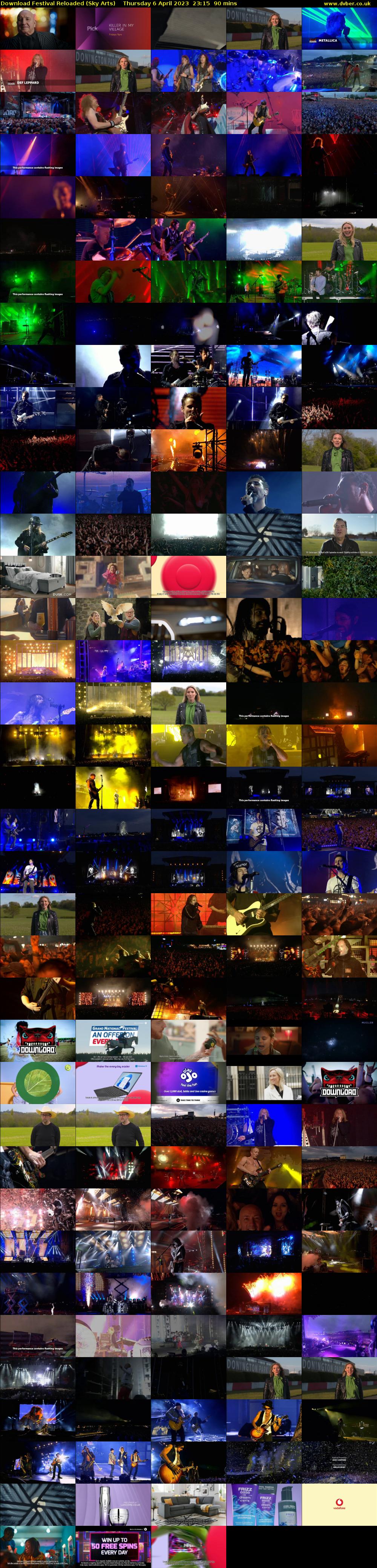 Download Festival Reloaded (Sky Arts) Thursday 6 April 2023 23:15 - 00:45