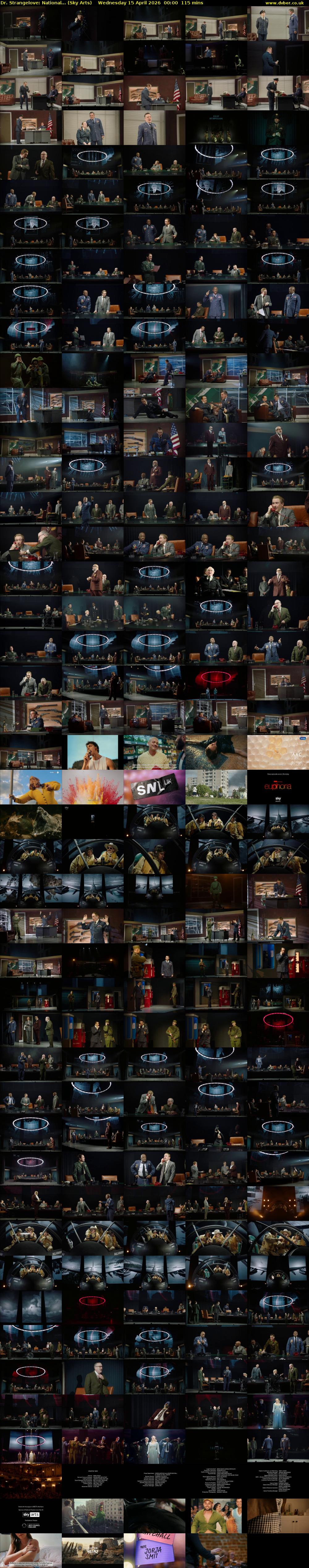 Dr. Strangelove: National... (Sky Arts) Wednesday 15 April 2026 00:00 - 01:55