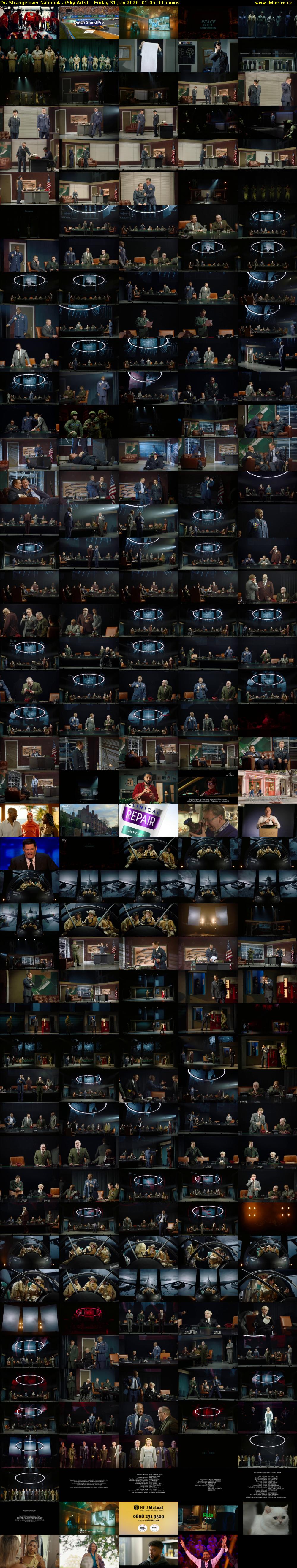 Dr. Strangelove: National... (Sky Arts) Friday 31 July 2026 01:05 - 03:00